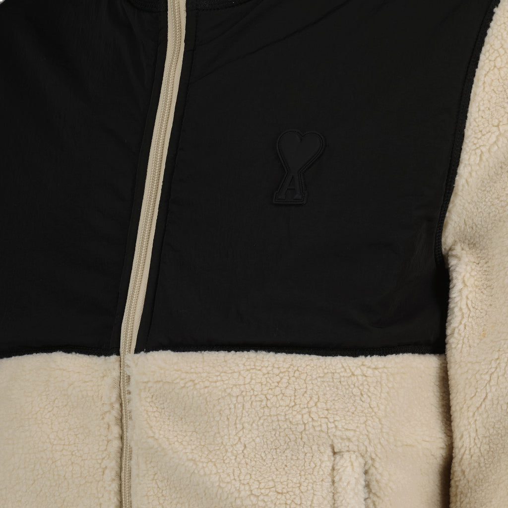 Jaquetas Veste en polaire Ami PARIS Bege Homme