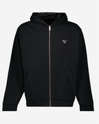 Moletons Veste à logo triangle Prada Preto Homme