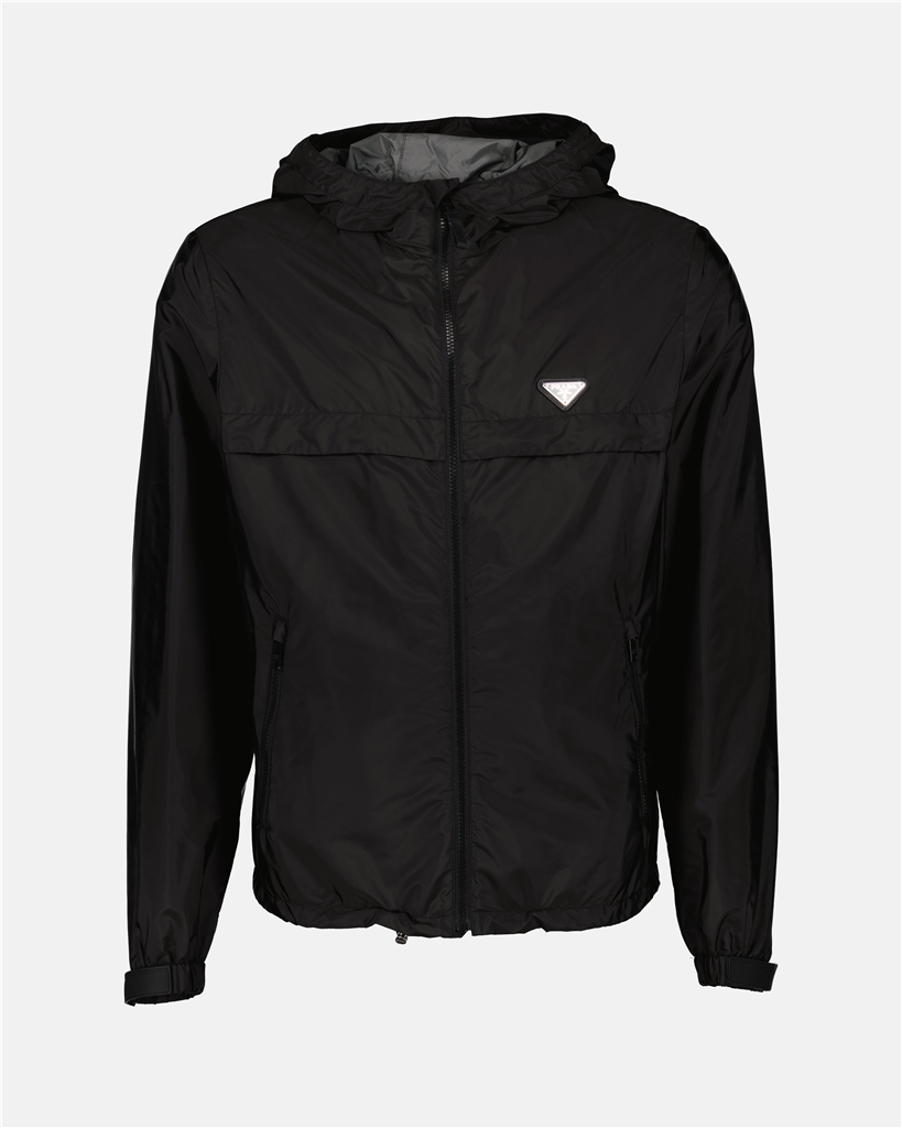 Jacken Veste à logo triangle Prada Schwarz Homme