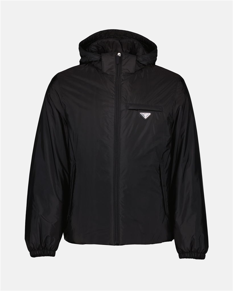 Jaquetas Veste en Re-Nylon Prada Preto Homme