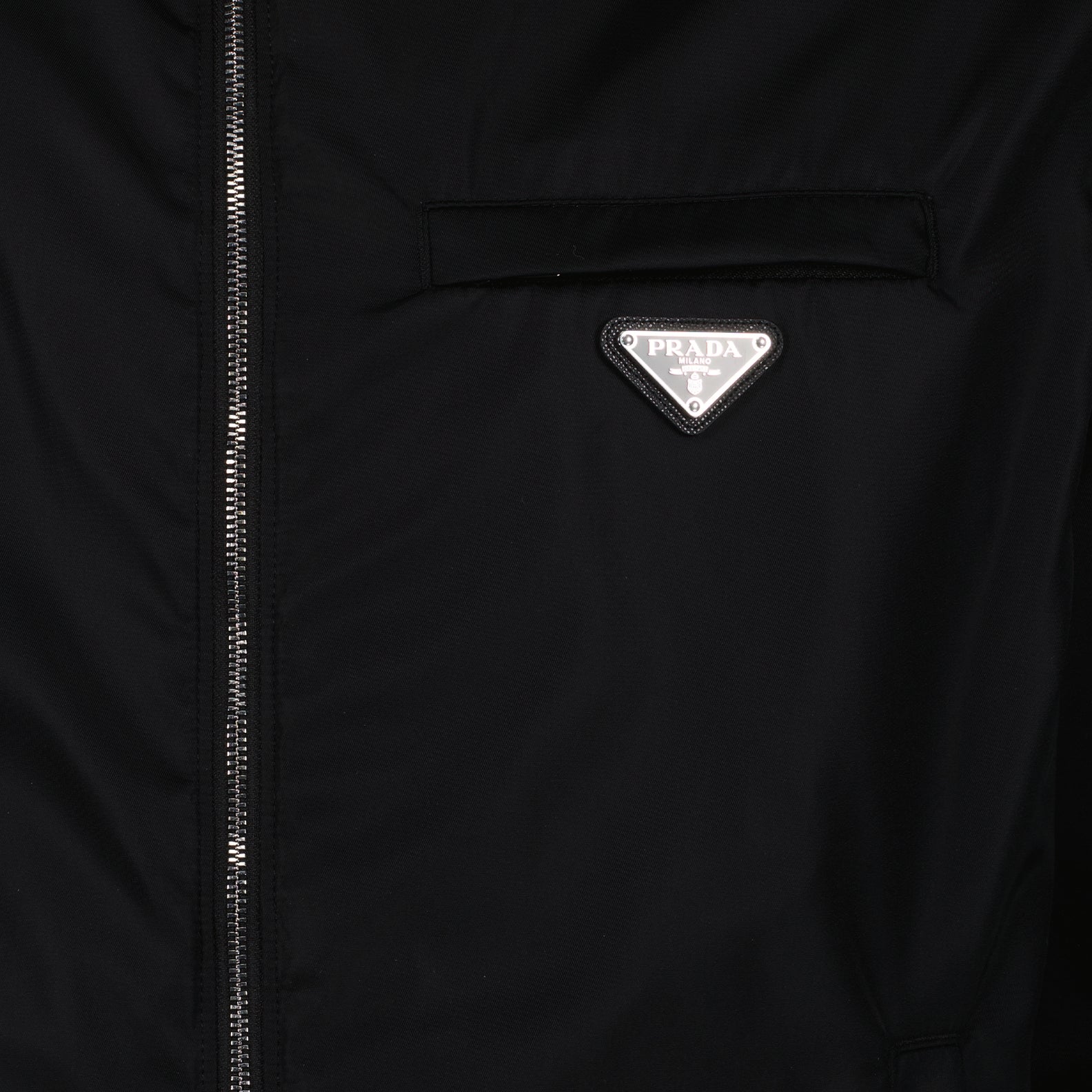 Jaquetas Casaco em Re-Nylon Prada Preto Homens