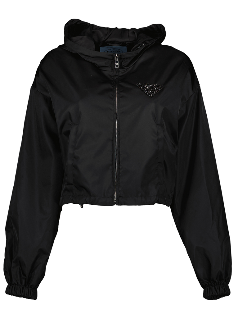 Jacken Veste en Re-Nylon Prada Schwarz Femme