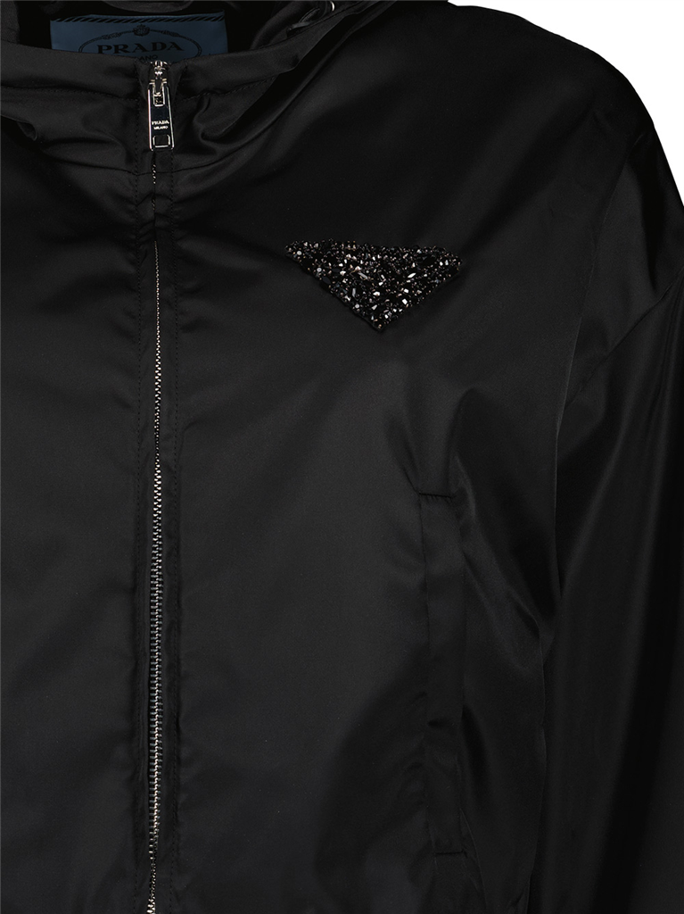 Jacken Veste en Re-Nylon Prada Schwarz Femme