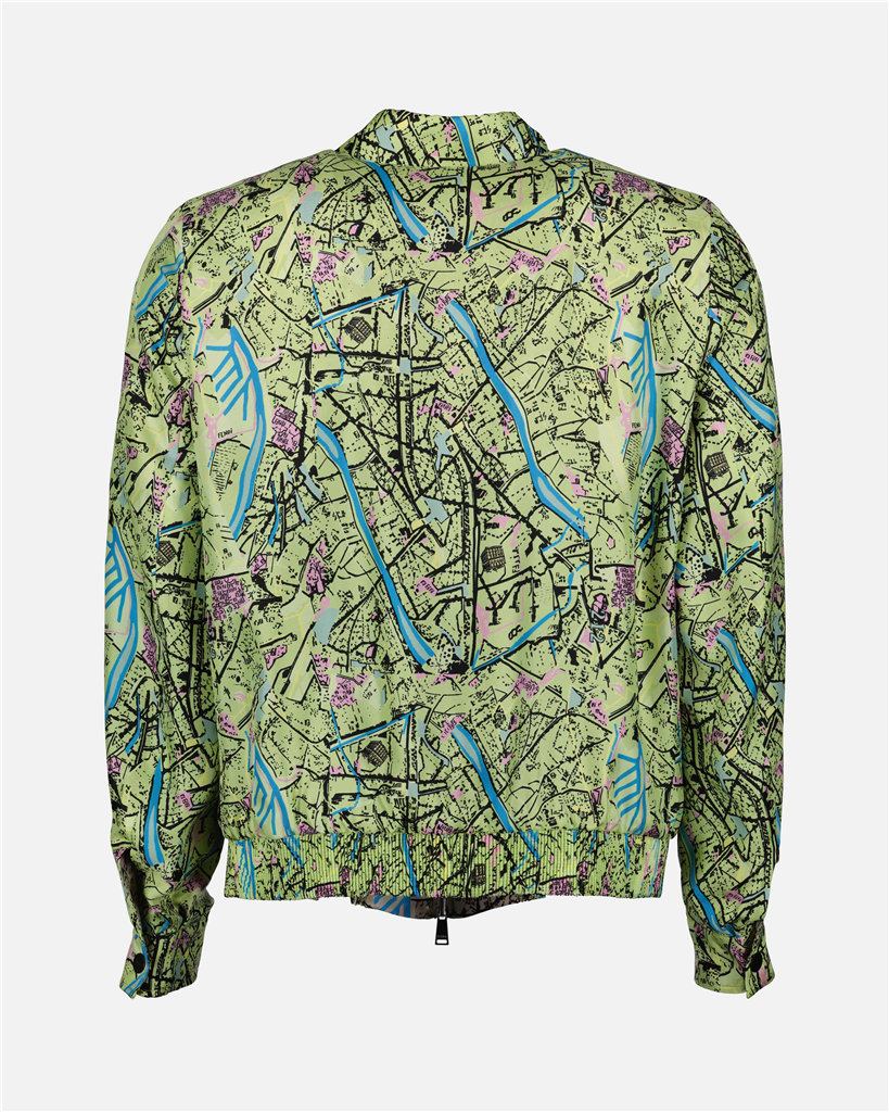 Jaquetas Fendi Map Jacket Fendi Verde Homens
