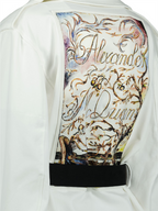 Vestes Veste imprimée Alexander McQueen Blanc Homme