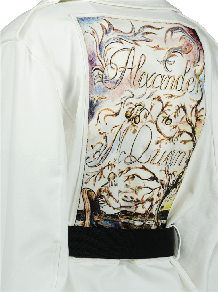 Vestes Veste imprimée Alexander McQueen Blanc Homme