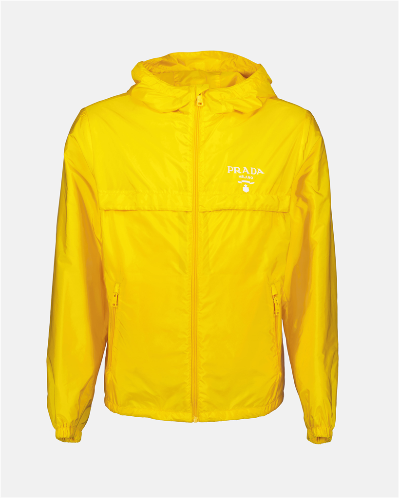 Vestes Veste en Re-Nylon Prada Jaune Homme