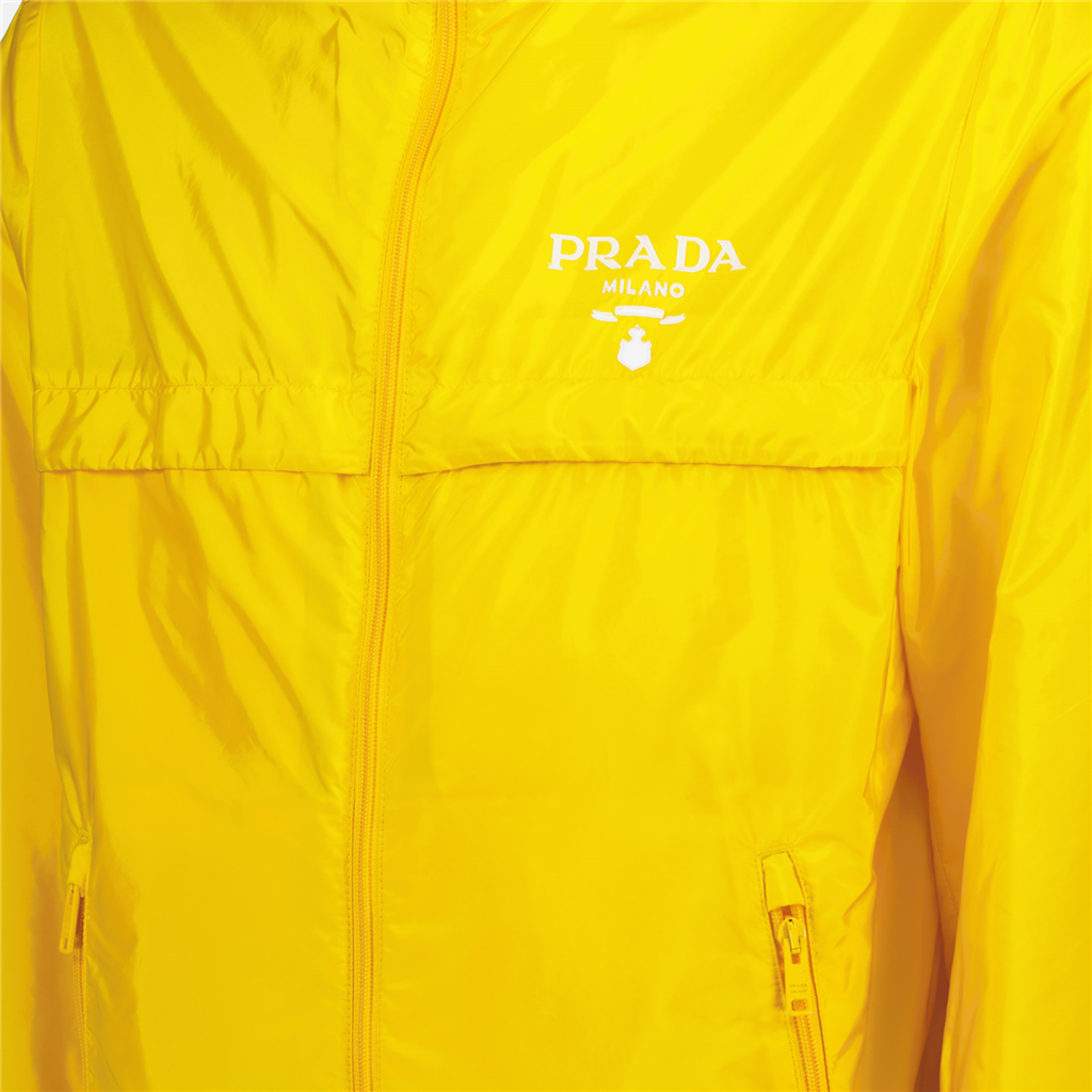Vestes Veste en Re-Nylon Prada Jaune Homme