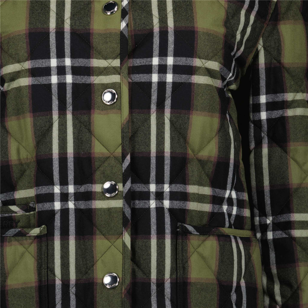 재킷 Veste matelassée Burberry 녹색 Femme