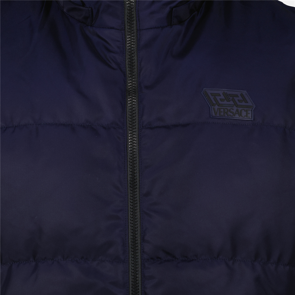 Cappotti Veste matelassée Greca Versace Nero Homme