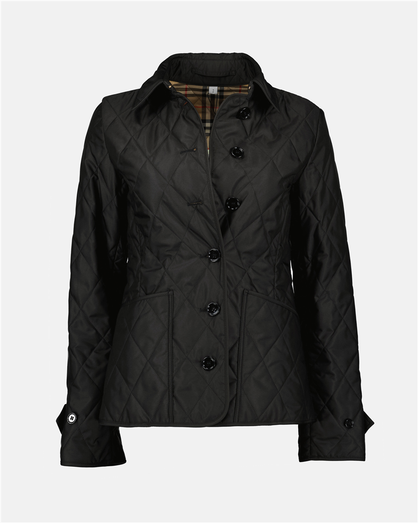 재킷 퀼팅 자켓 Burberry 검은색 여성
