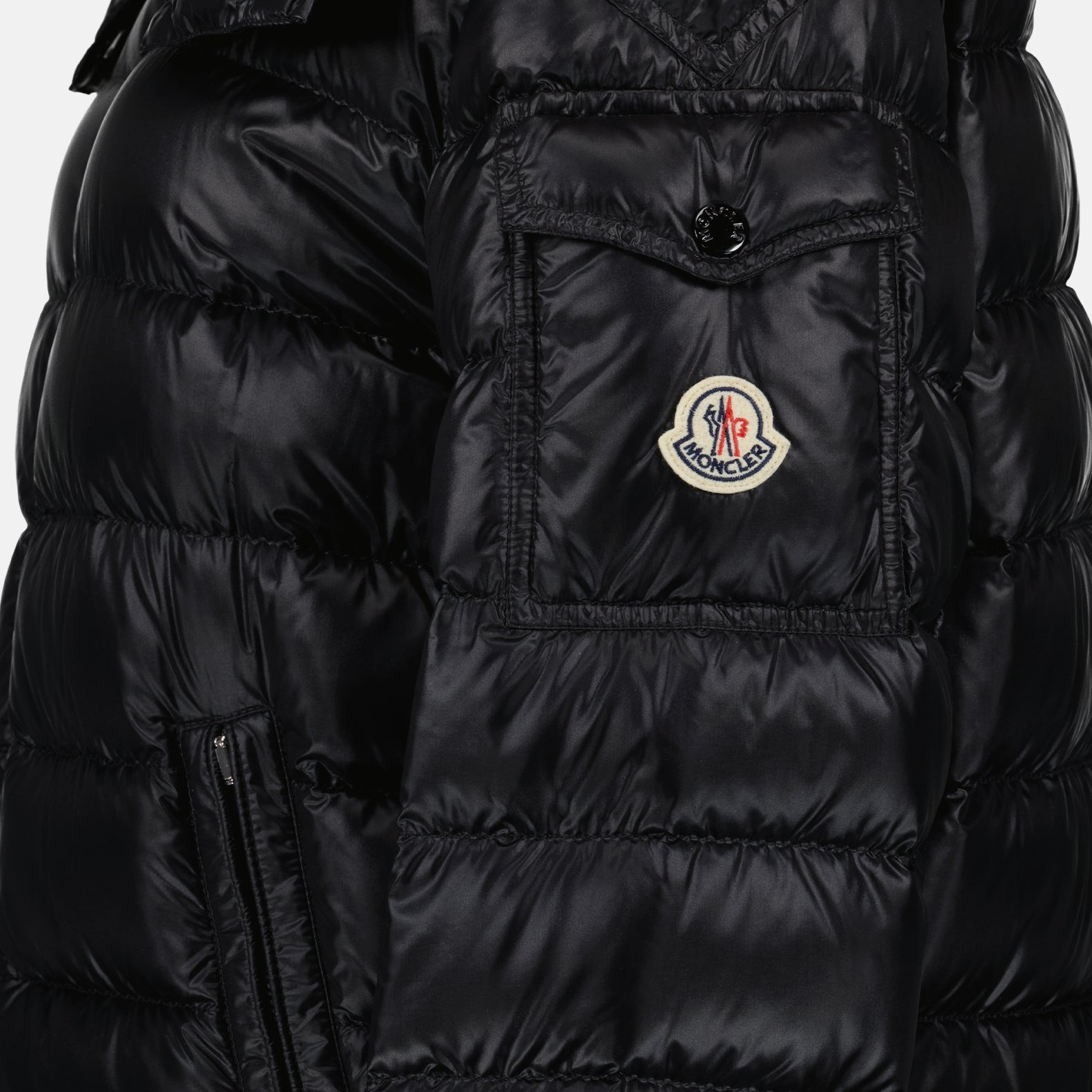 Manteaux Veste matelassée Dalles Moncler Noir Femme
