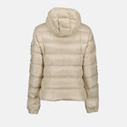 Manteaux Veste matelassées Gles Moncler Beige Femme