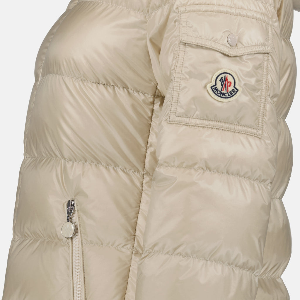 Manteaux Veste matelassées Gles Moncler Beige Femme