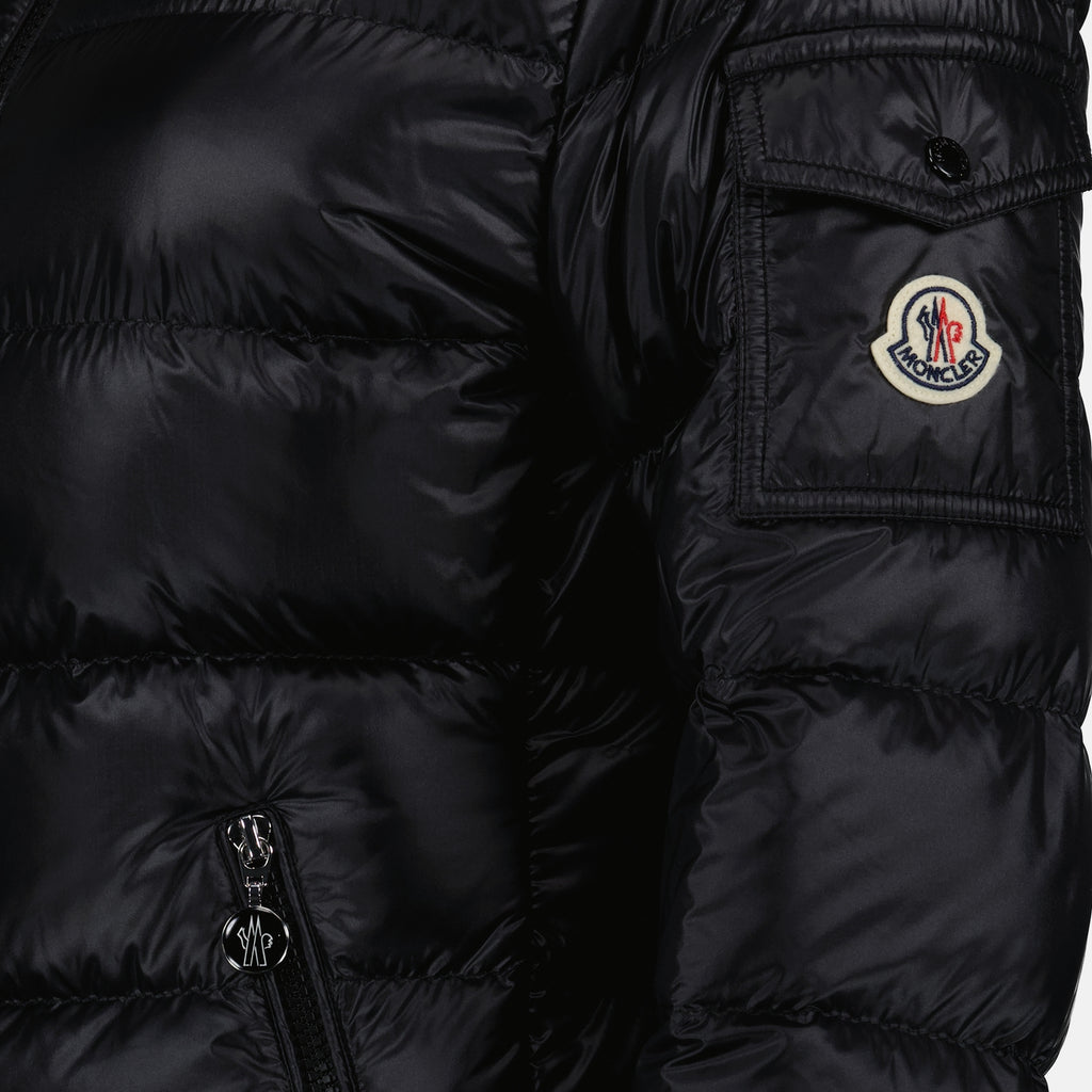 Casacos Veste matelassées Gles Moncler Preto Femme