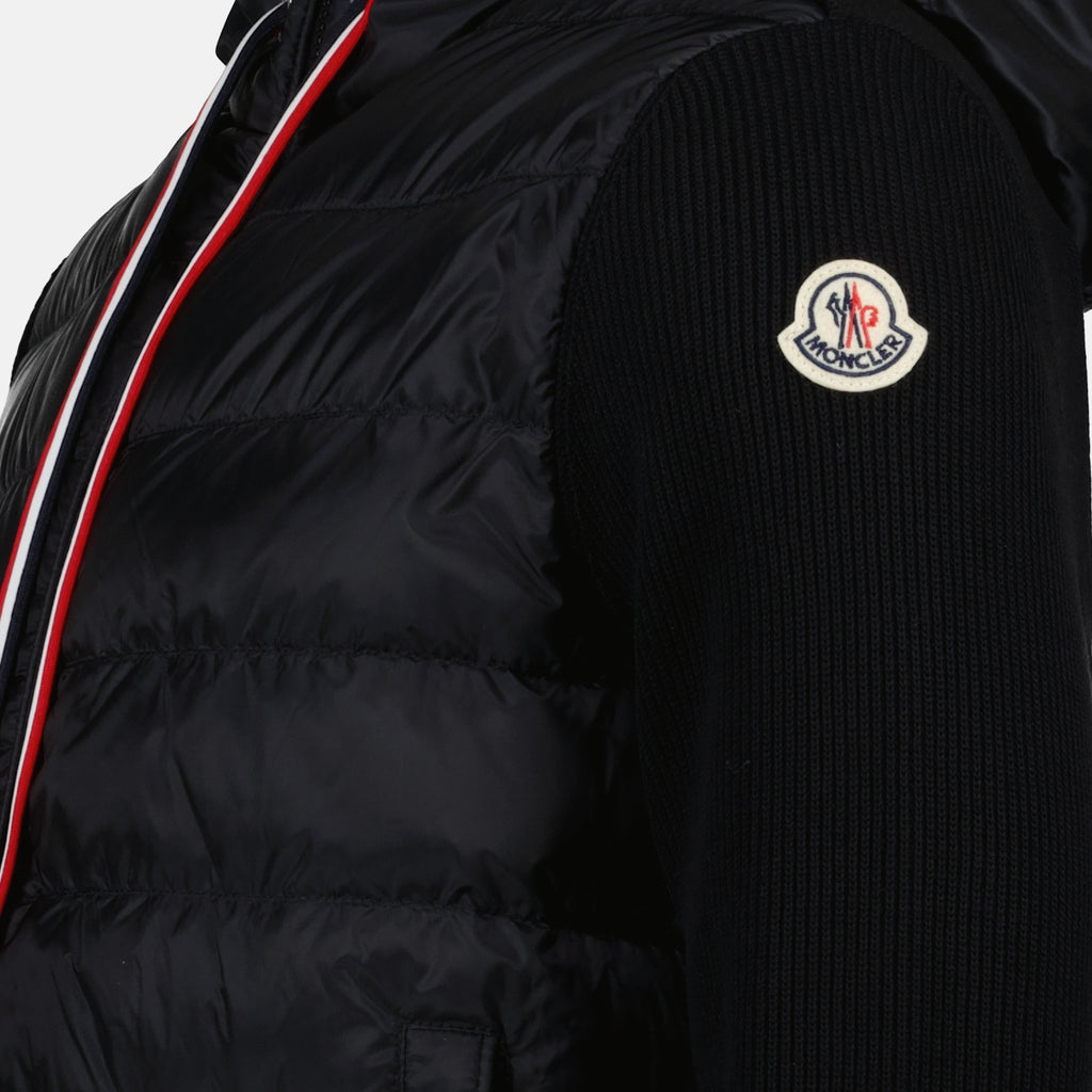 재킷 Veste bi-matière Moncler 검은색 Homme