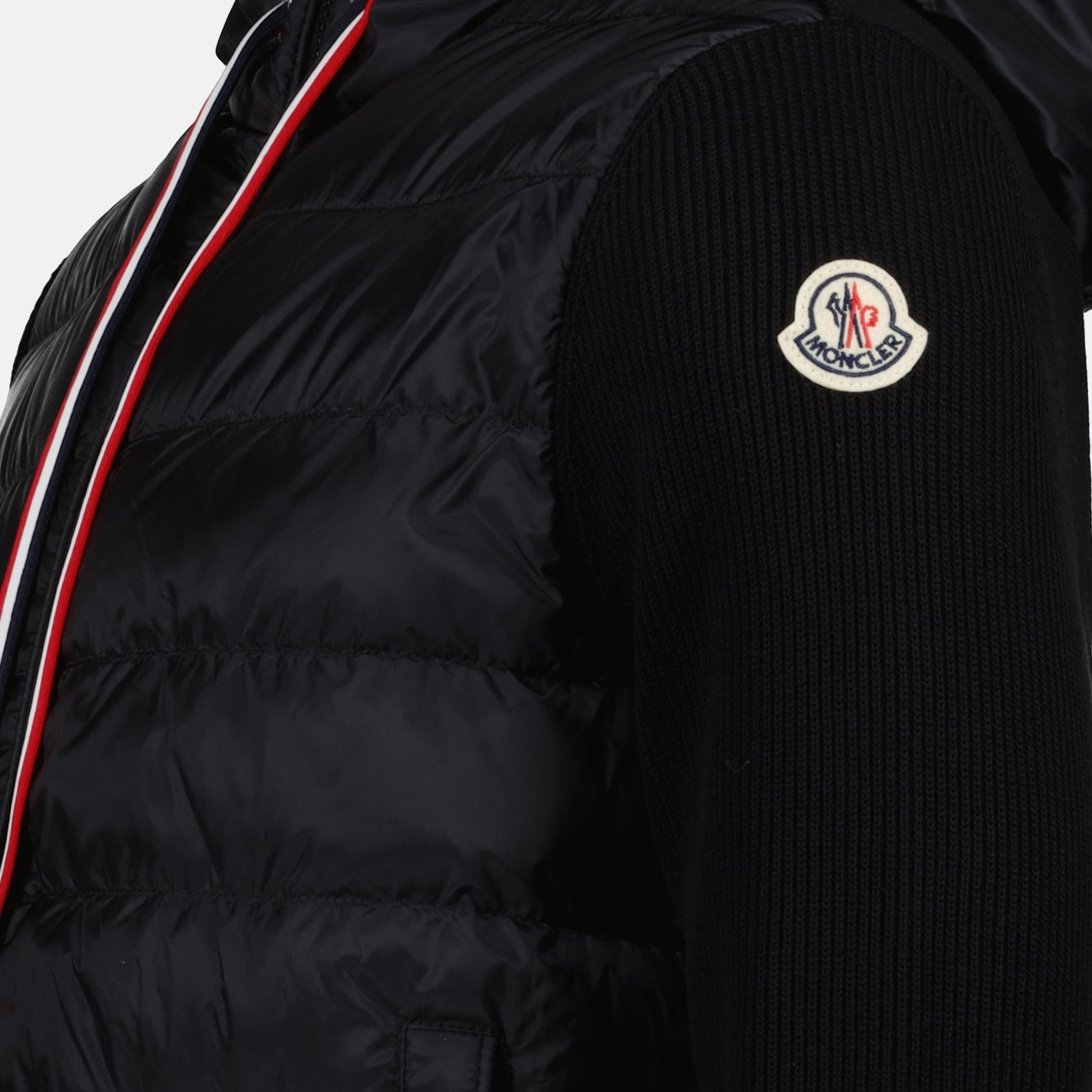 재킷 Veste bi-matière Moncler 검은색 Homme