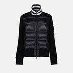 Vestes Veste bi-matière Moncler Noir Femme