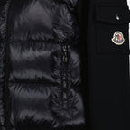 Vestes Veste bi-matière Moncler Noir Femme