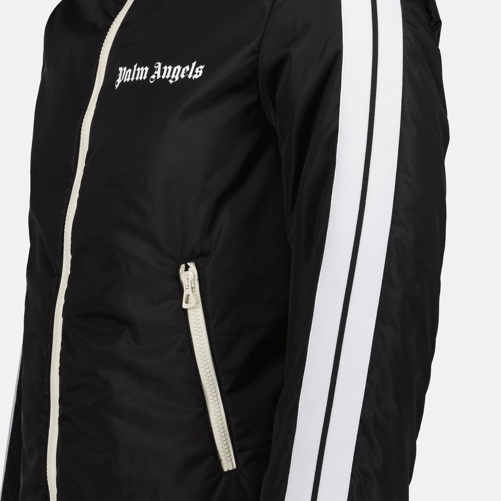 Jaquetas Veste Puffer Track Palm Angels Preto Homme