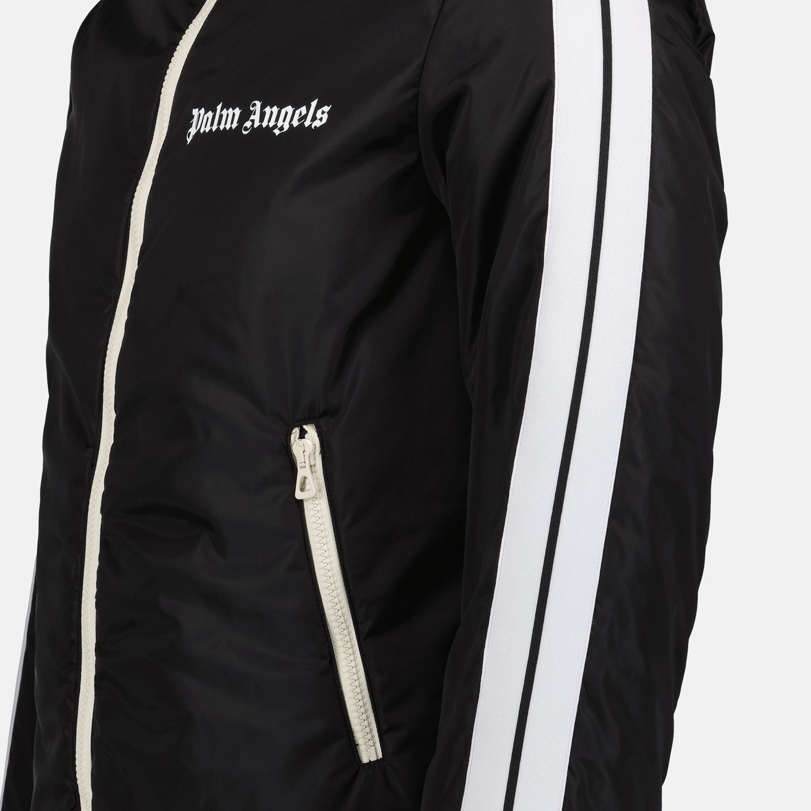 Jaquetas Veste Puffer Track Palm Angels Preto Homme