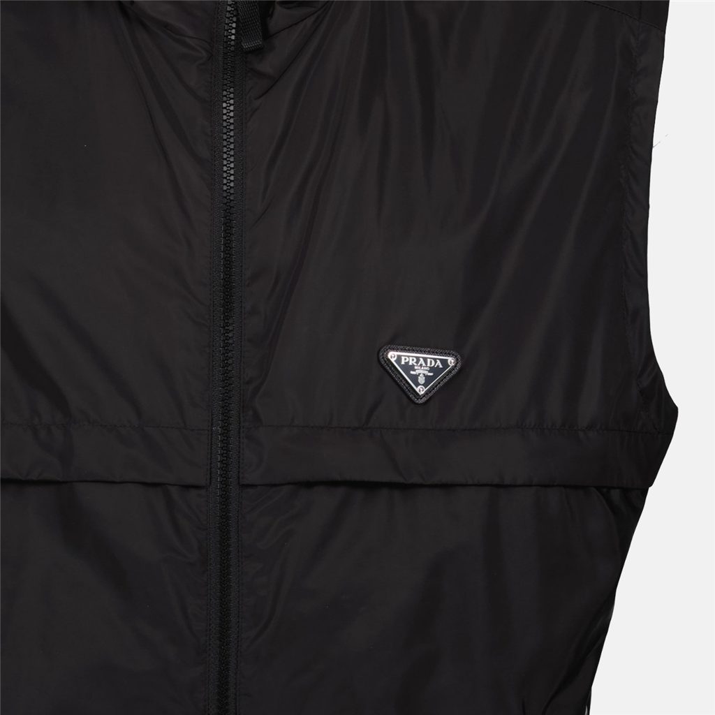 Giacche Veste en Re-Nylon Prada Nero Homme