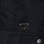 Veste sans manches en denim