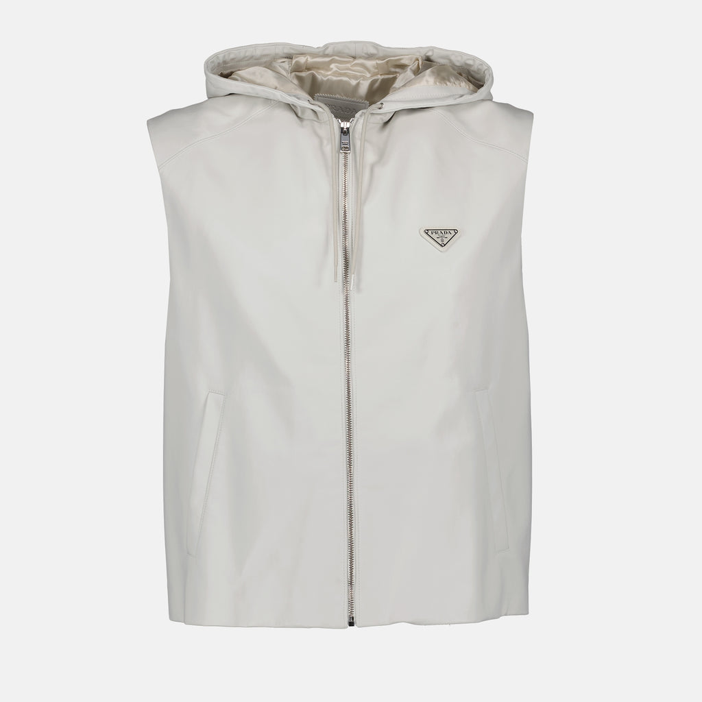Vestes Veste en nappa Prada Beige Homme