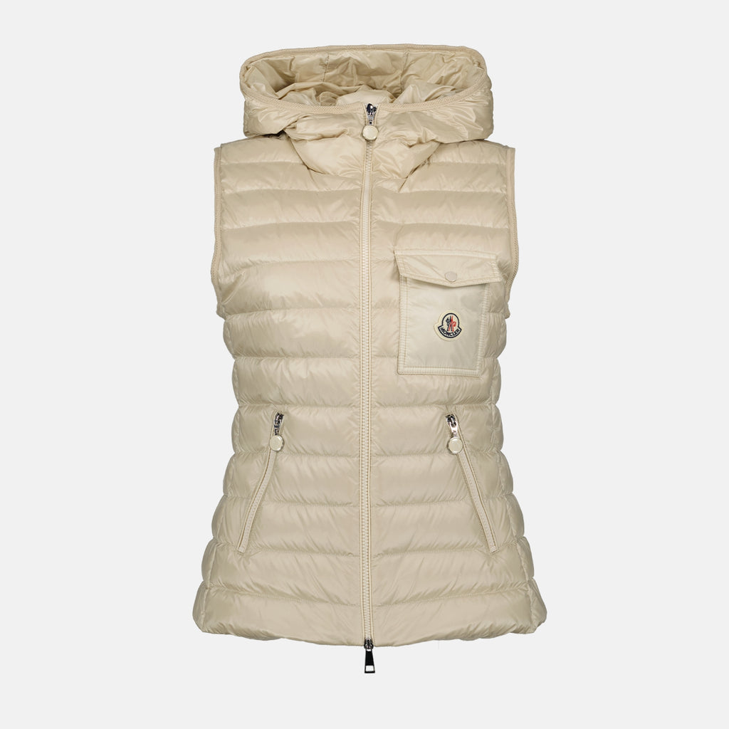 Chaquetas Veste sans manches Glygos Moncler Beige Femme