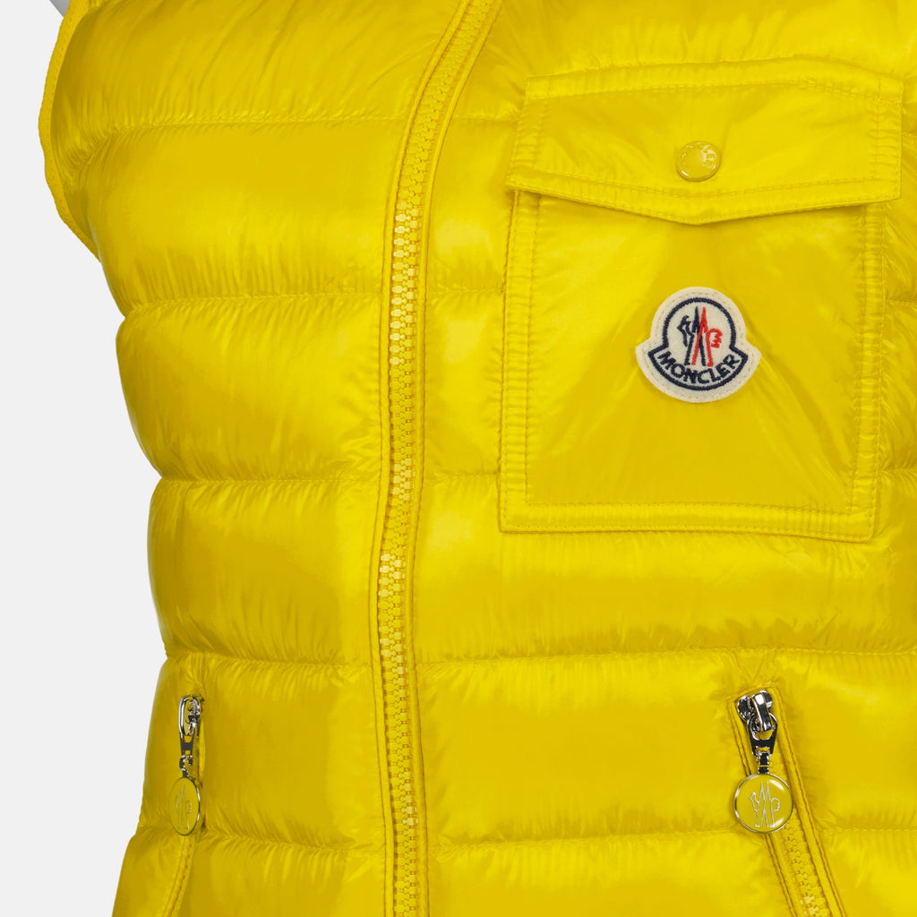 Giacche Veste sans manches Glygos Moncler Giallo Femme