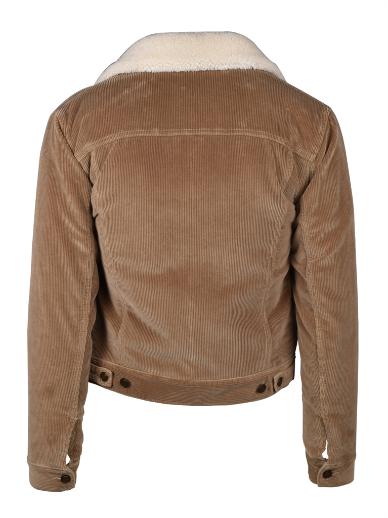 Jaquetas Veste shearling Saint Laurent Marrom Homme
