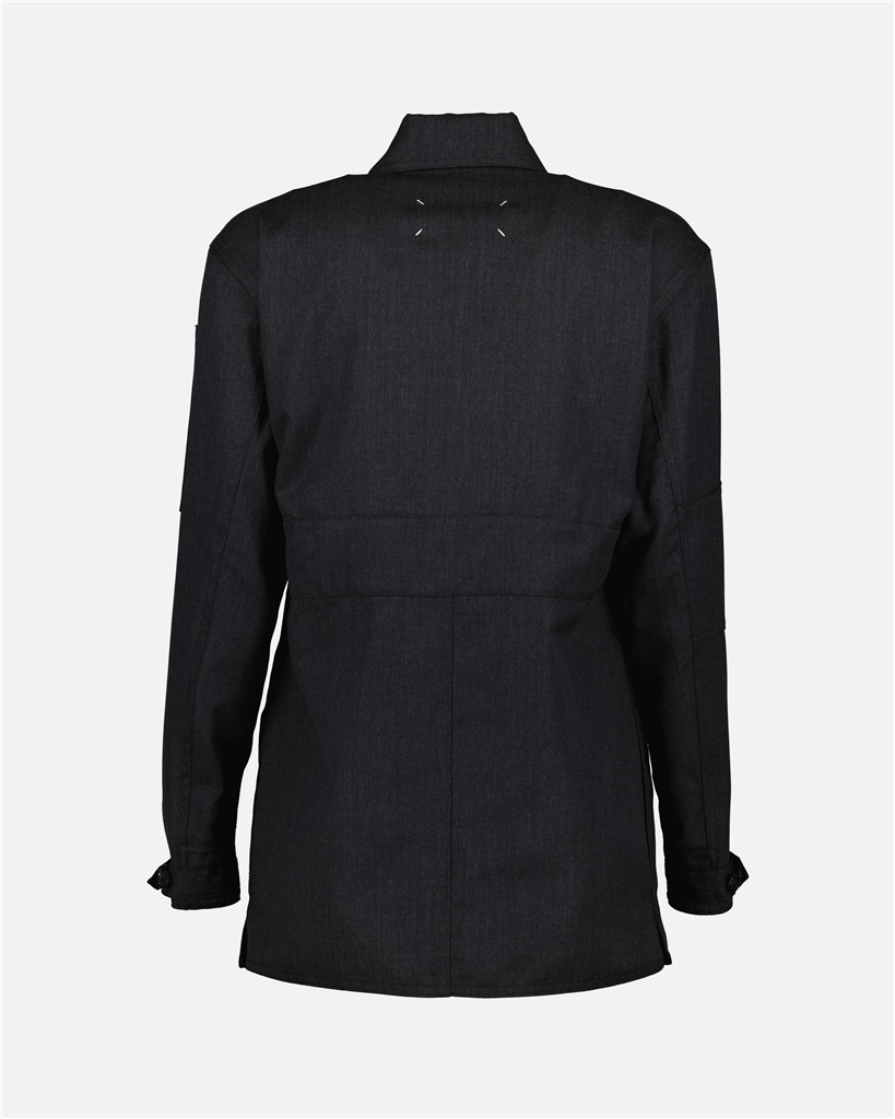 ジャケット ジッパー付きジャケット Maison Margiela 黒 Femme