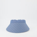 Cappelli, berretti e beanie Visière en denim Fendi Blu Femme