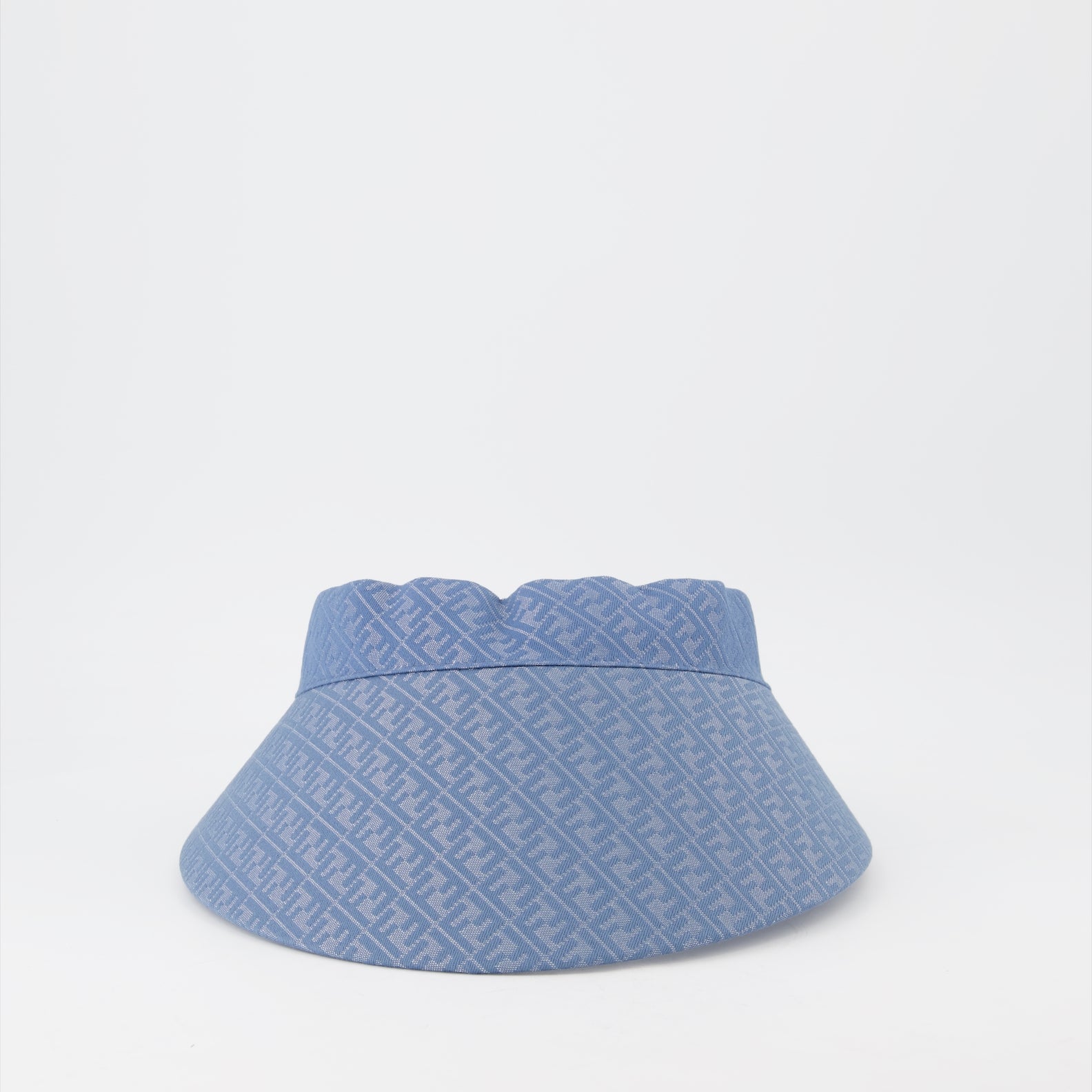 Cappelli, berretti e beanie Visière en denim Fendi Blu Femme