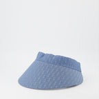 Cappelli, berretti e beanie Visière en denim Fendi Blu Femme