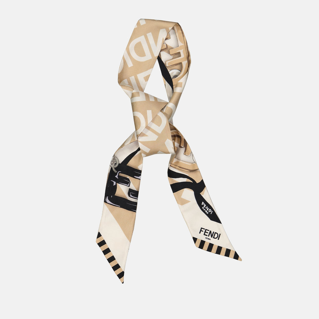Schals und handschuhe Wrappy Fendi O'Lock Fendi Beige Femme