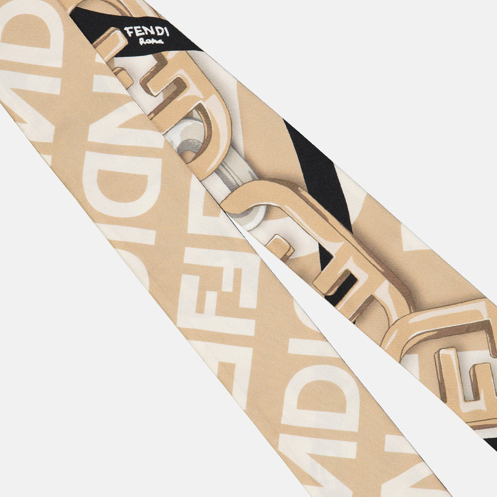 Schals und handschuhe Wrappy Fendi O'Lock Fendi Beige Femme