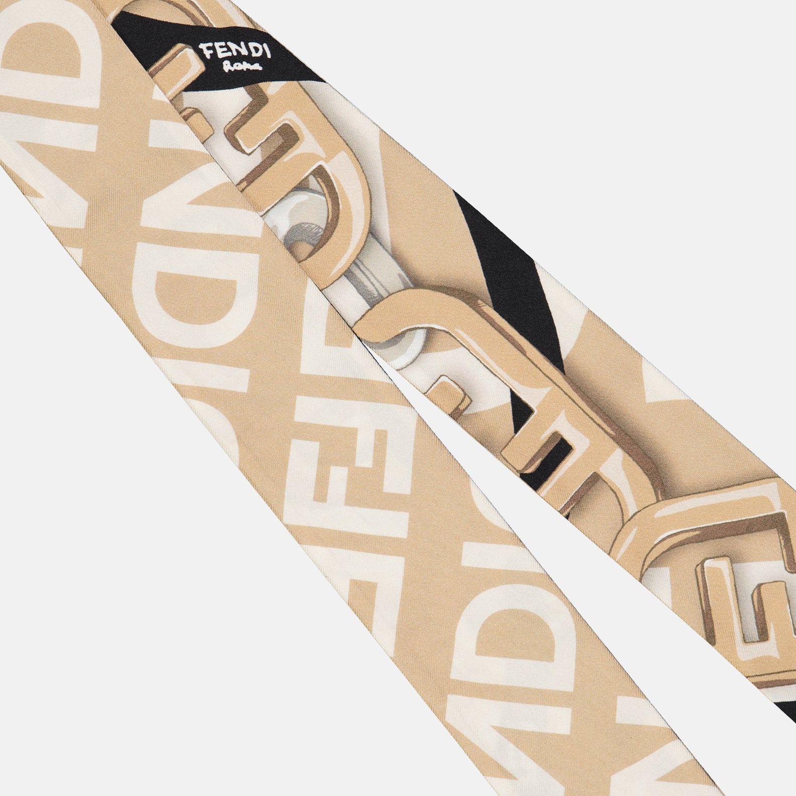 Schals und handschuhe Wrappy Fendi O'Lock Fendi Beige Femme